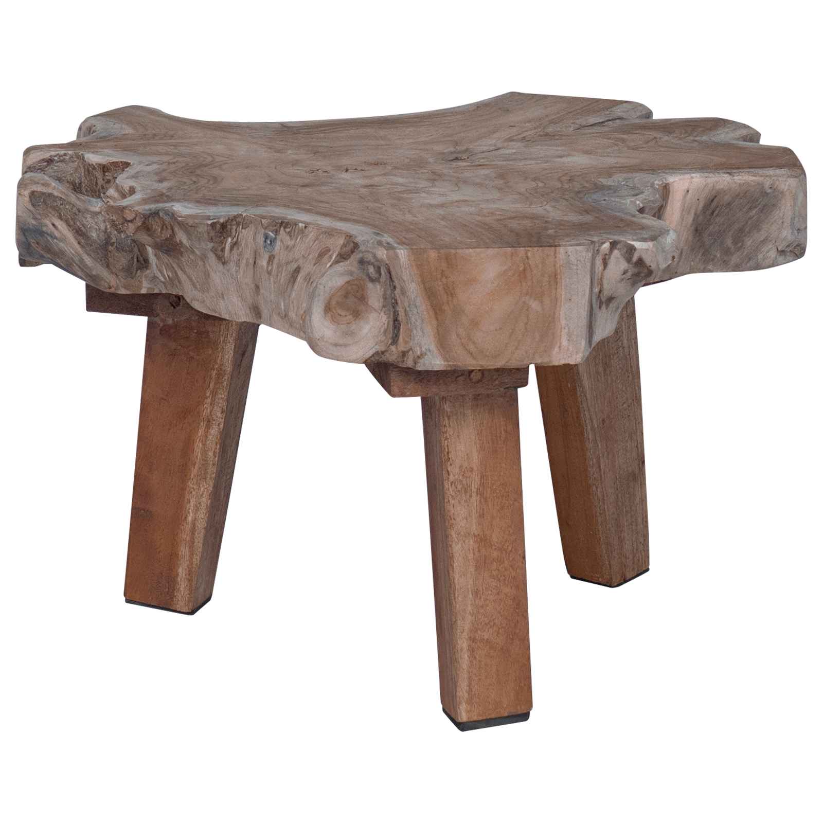 Mesita de Noche Marrón 40 x 40 x 25 cm Madera sólida recuperada