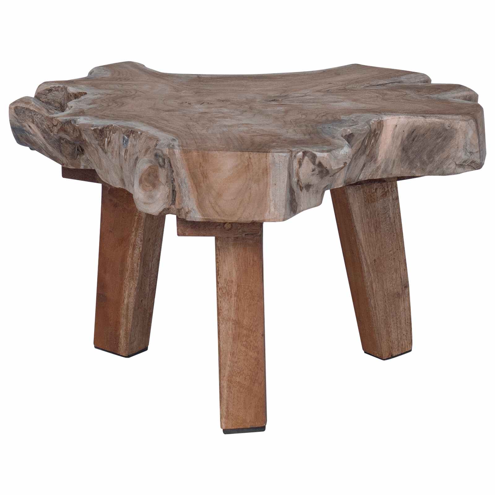 Mesita de Noche Marrón 40 x 40 x 25 cm Madera sólida recuperada