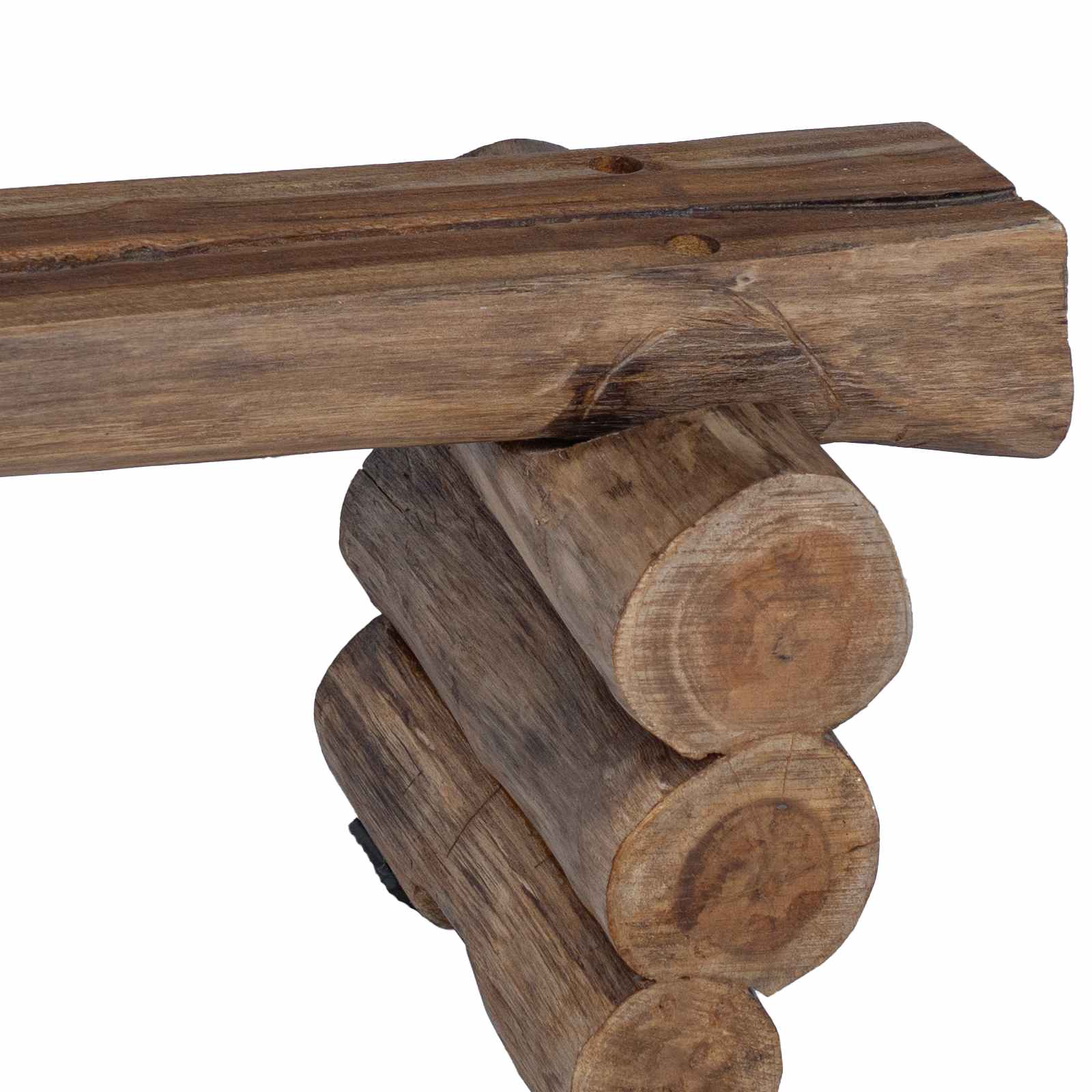 Banco Natural 110 x 30 x 34 cm Madera de teca maciza