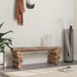 Natural Bench 110 x 30 x 34 cm Solid Teak Wood