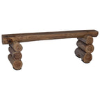 Banco Natural 110 x 30 x 34 cm Madera de teca maciza