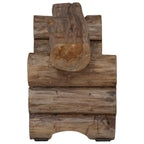 Banco Natural 110 x 30 x 34 cm Madera de teca maciza