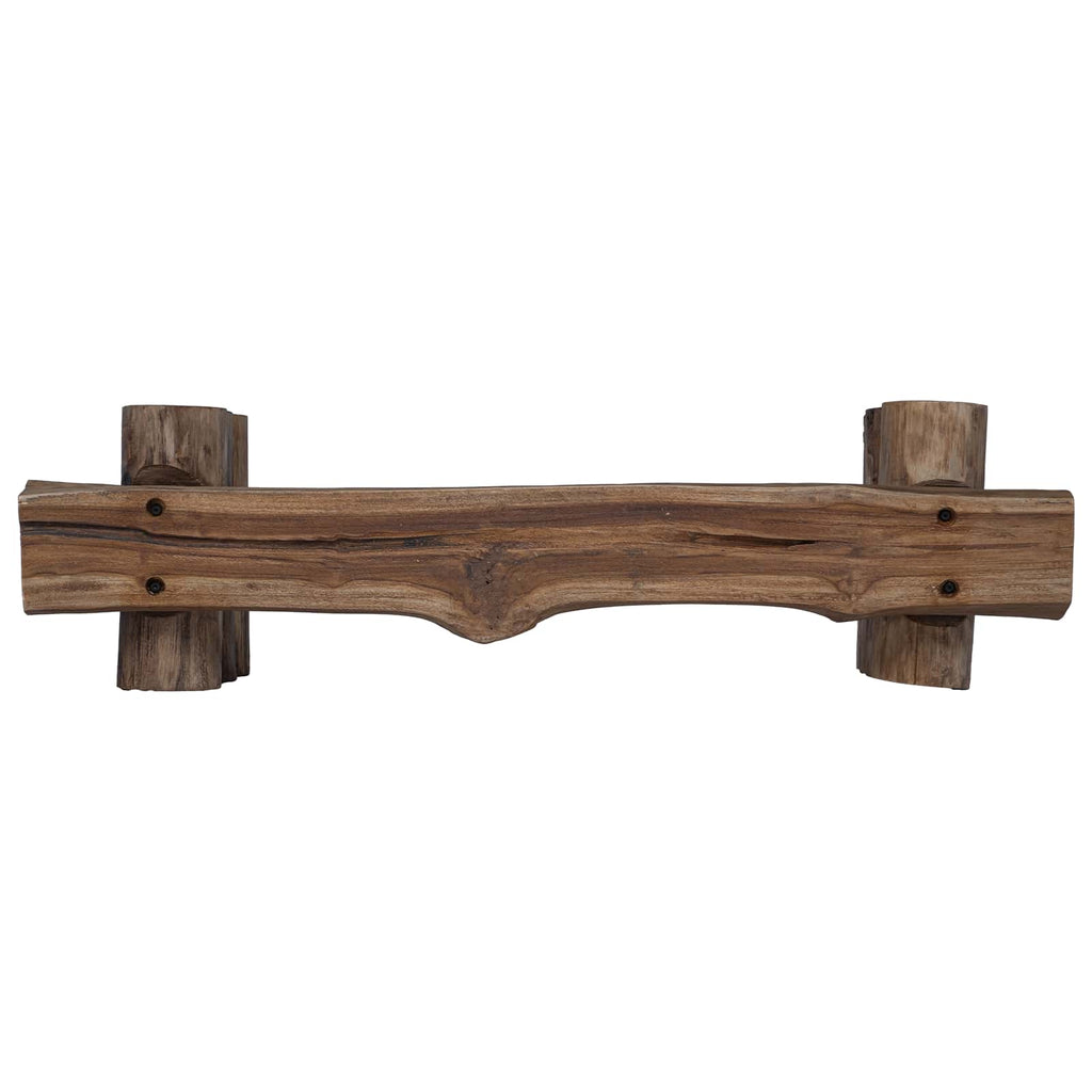 Banco Natural 110 x 30 x 34 cm Madera de teca maciza