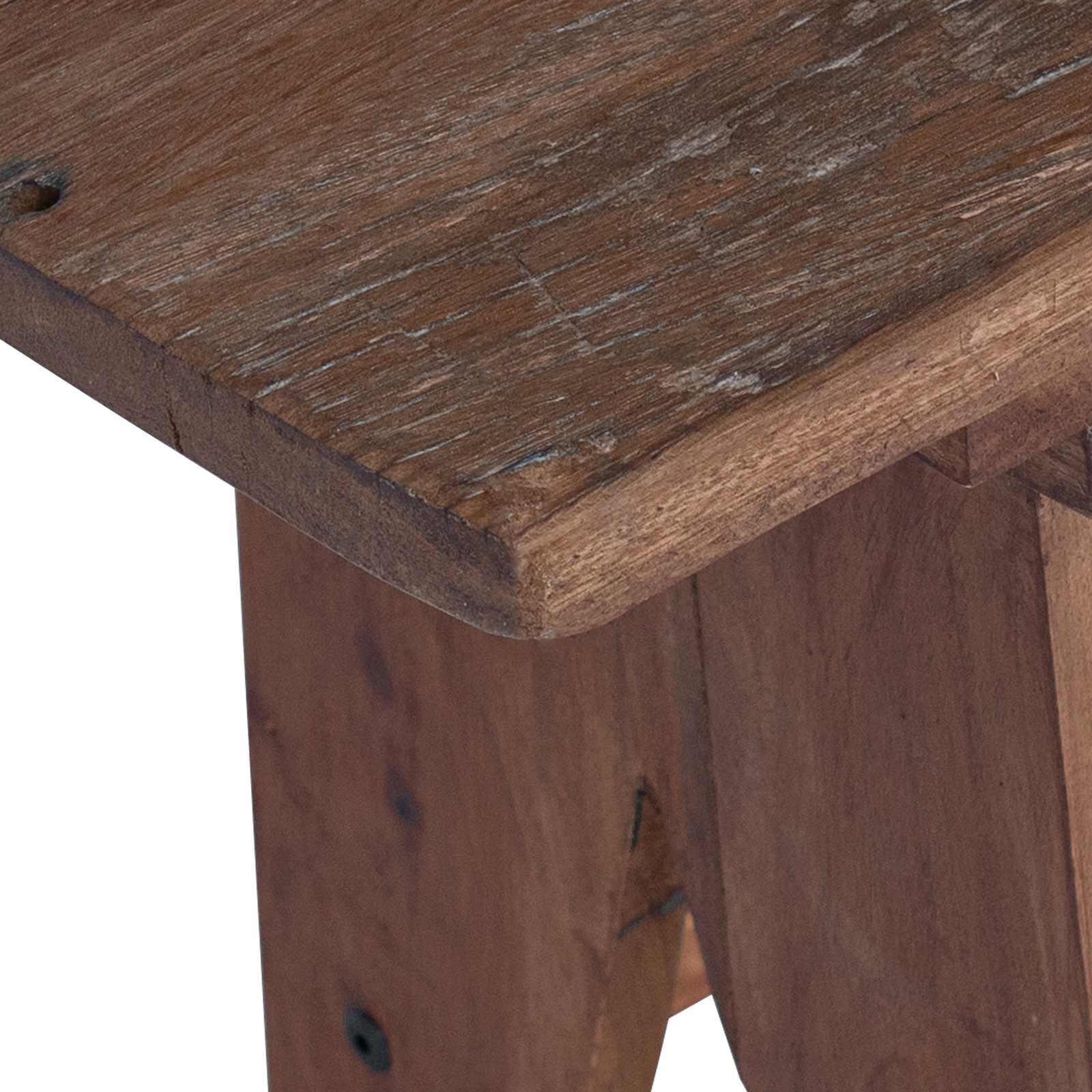 Banco Natural 100 x 30 x 51 cm Madera maciza recuperada