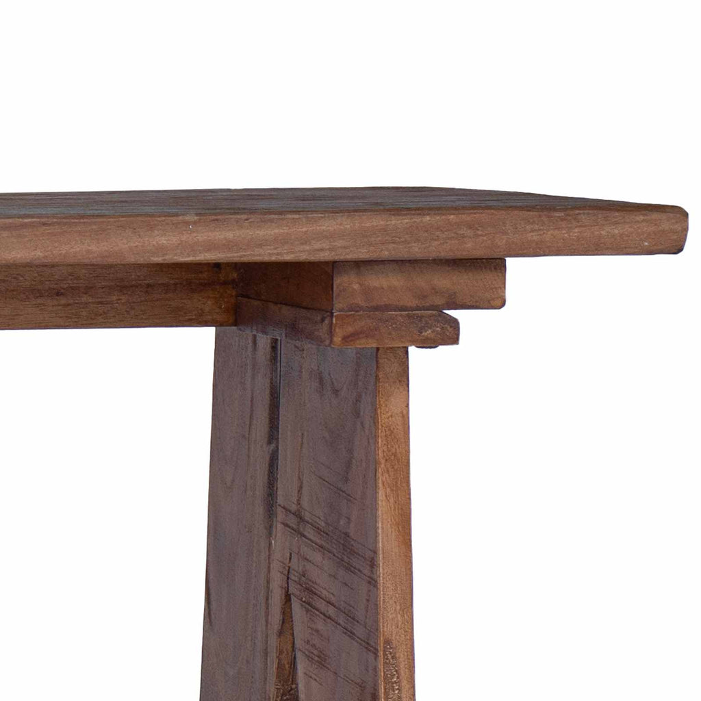 Banco Natural 100 x 30 x 51 cm Madera maciza recuperada