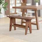 Banco Natural 100 x 30 x 51 cm Madera maciza recuperada