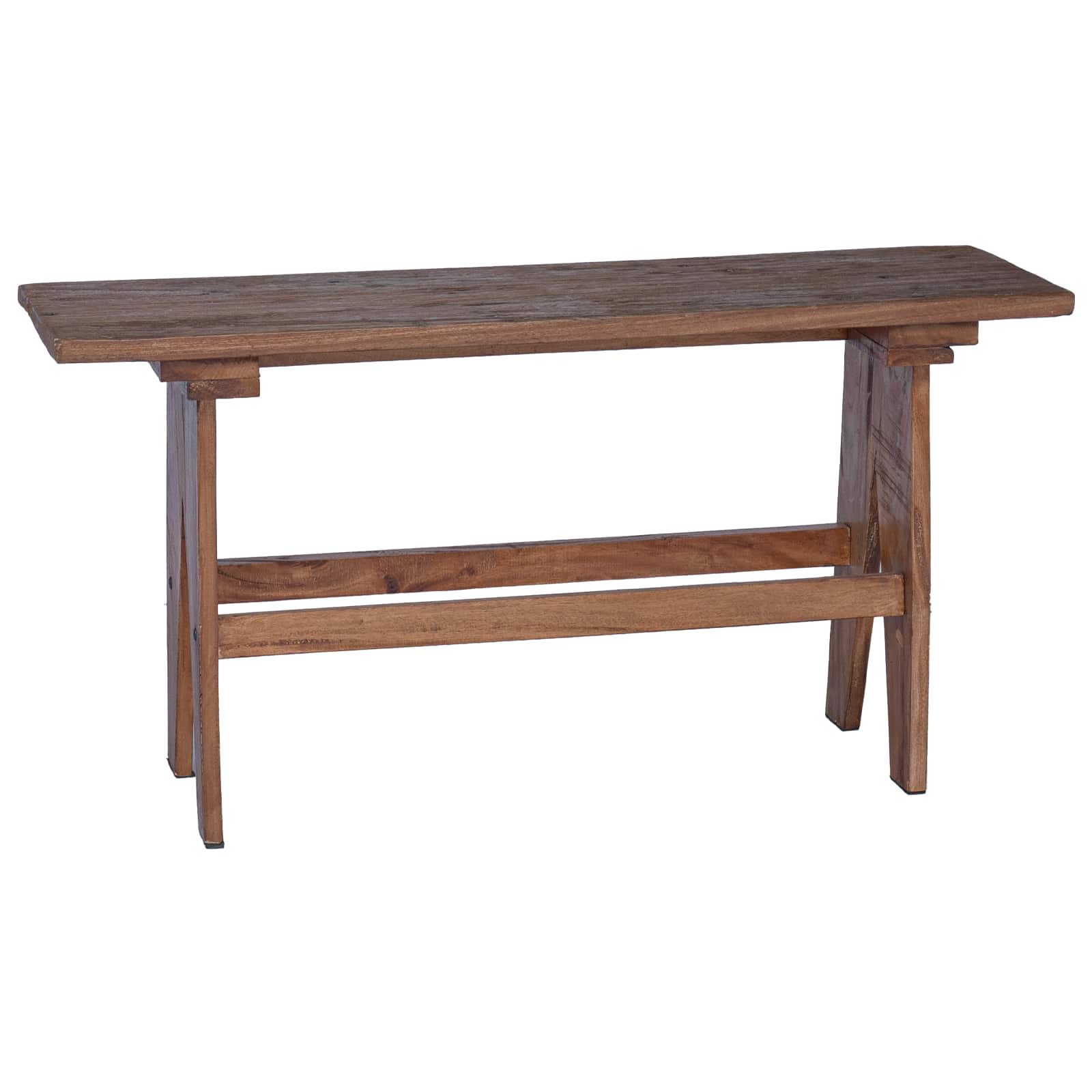 Banco Natural 100 x 30 x 51 cm Madera maciza recuperada