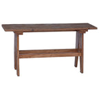 Banco Natural 100 x 30 x 51 cm Madera maciza recuperada