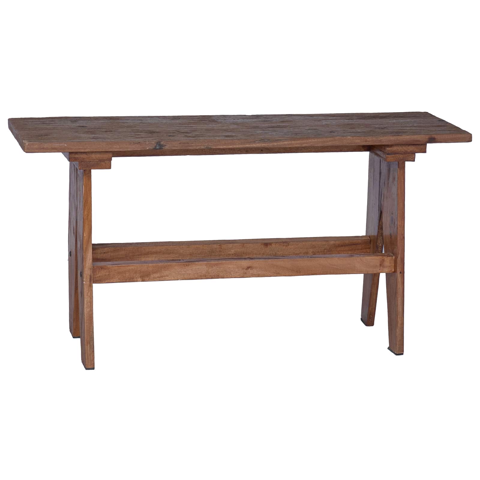 Banco Natural 100 x 30 x 51 cm Madera maciza recuperada