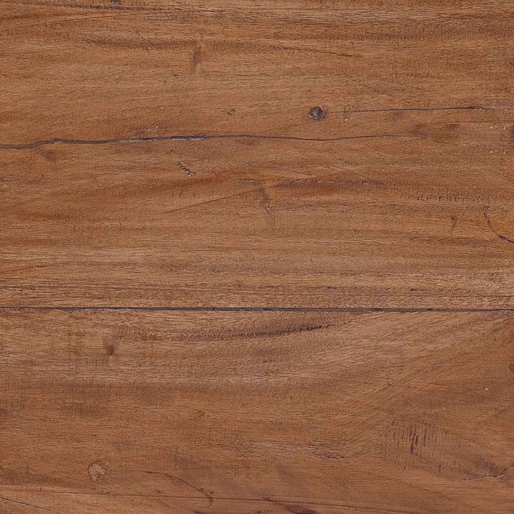 Mesa decorativa con estante 3 pcs Marrón Madera de Caoba Sólida