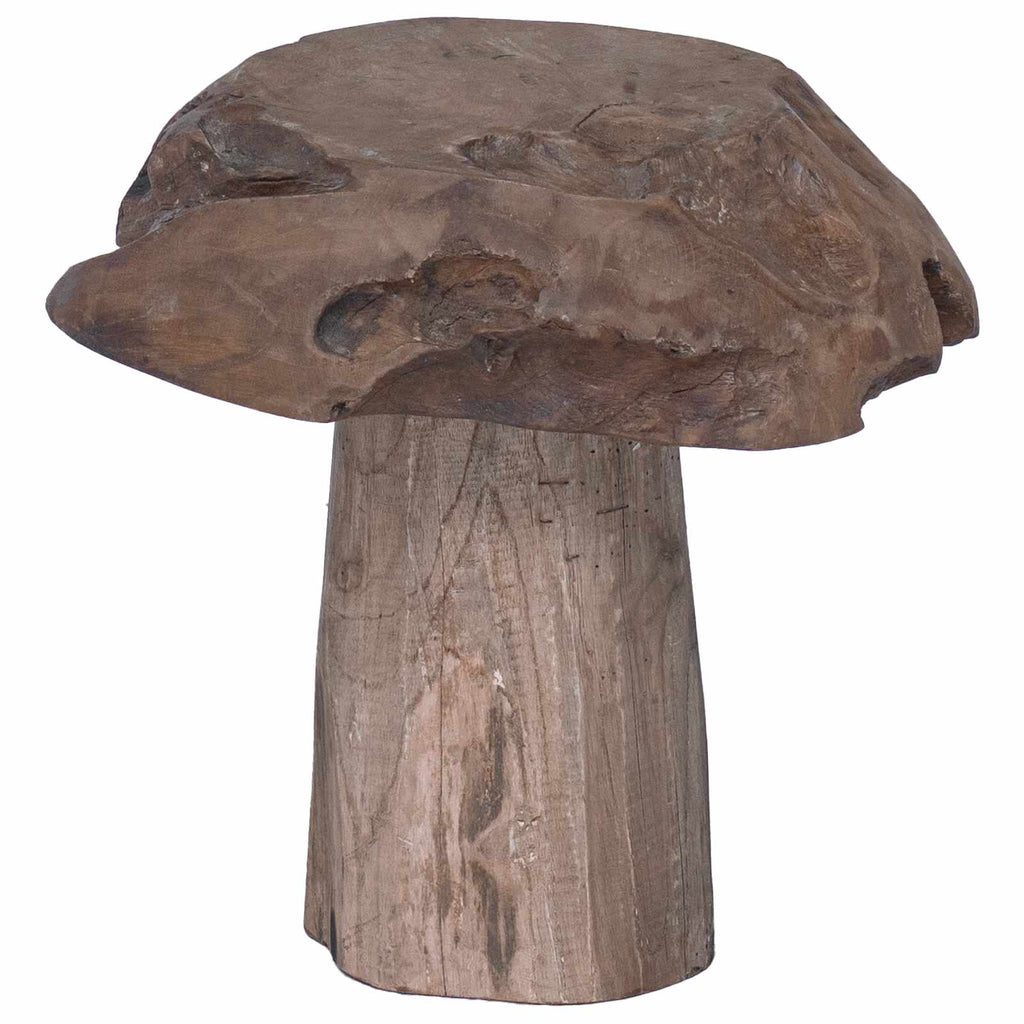 Taburete Natural 35 x 35 x 35 cm Madera de teca maciza