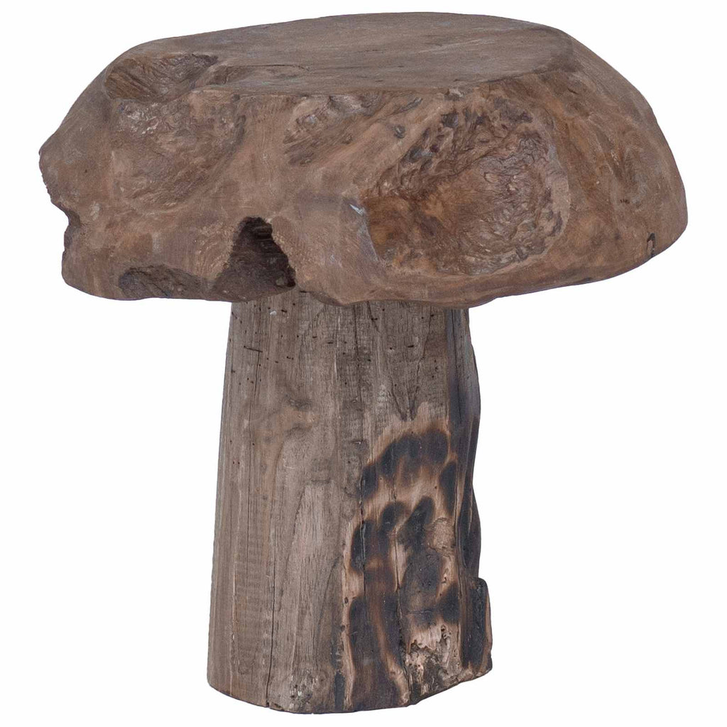 Taburete Natural 35 x 35 x 35 cm Madera de teca maciza