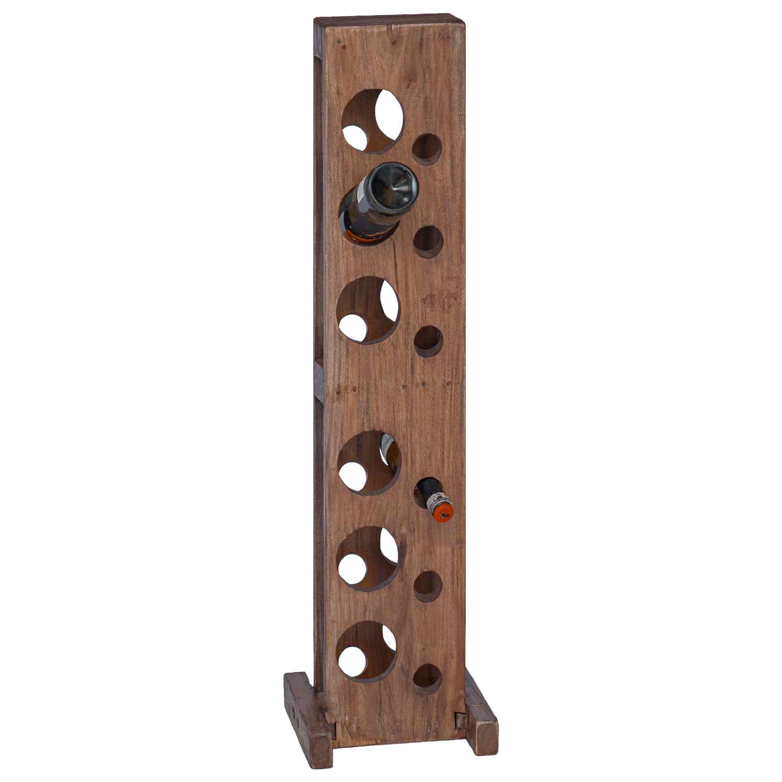 Estante Marrón 20 x 25 x 100 cm Madera de Caoba Sólida