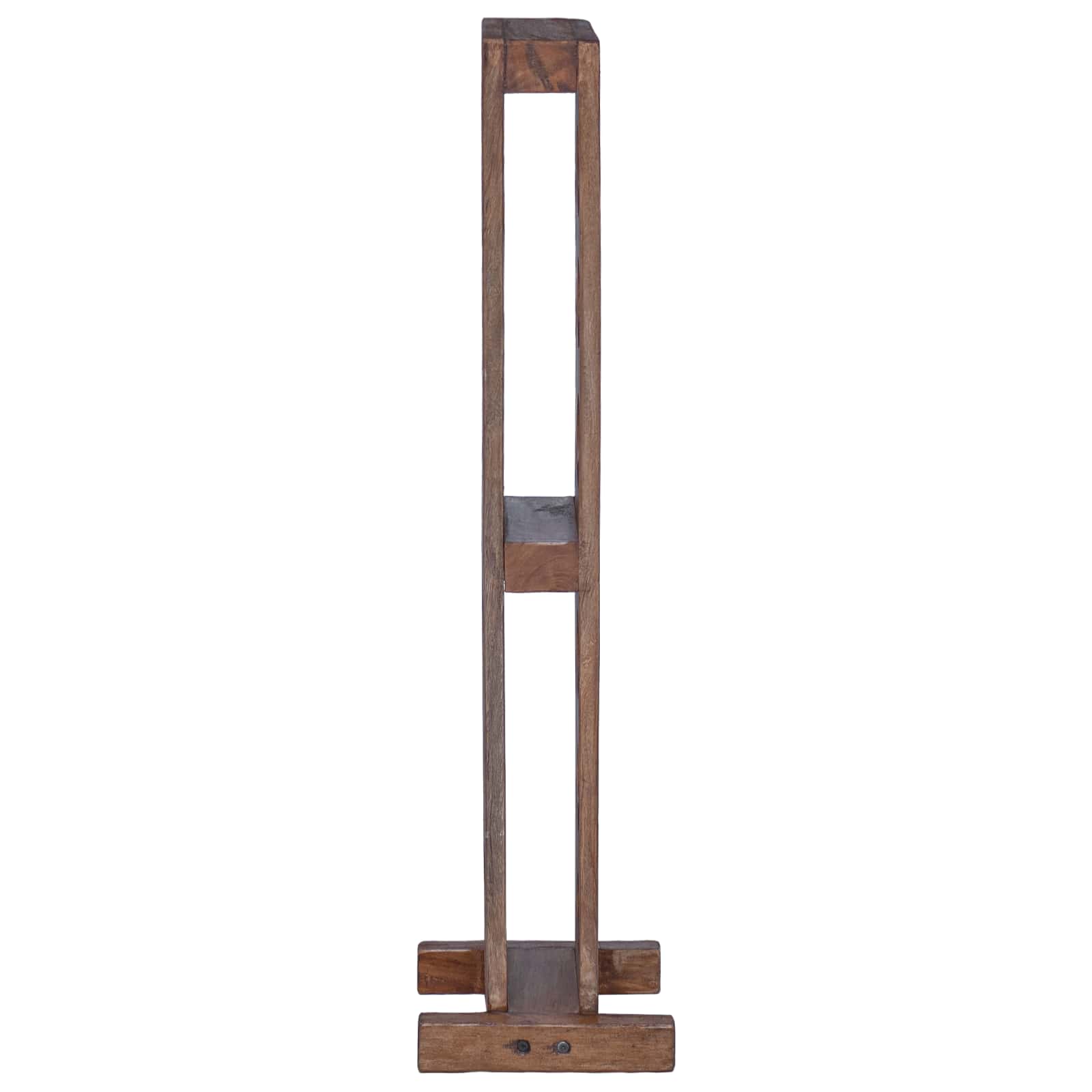 Estante Marrón 20 x 25 x 100 cm Madera de Caoba Sólida