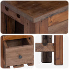 Armario Marrón 60 x 30 x 70 cm Madera sólida recuperada