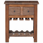 Armario Marrón 60 x 30 x 70 cm Madera sólida recuperada