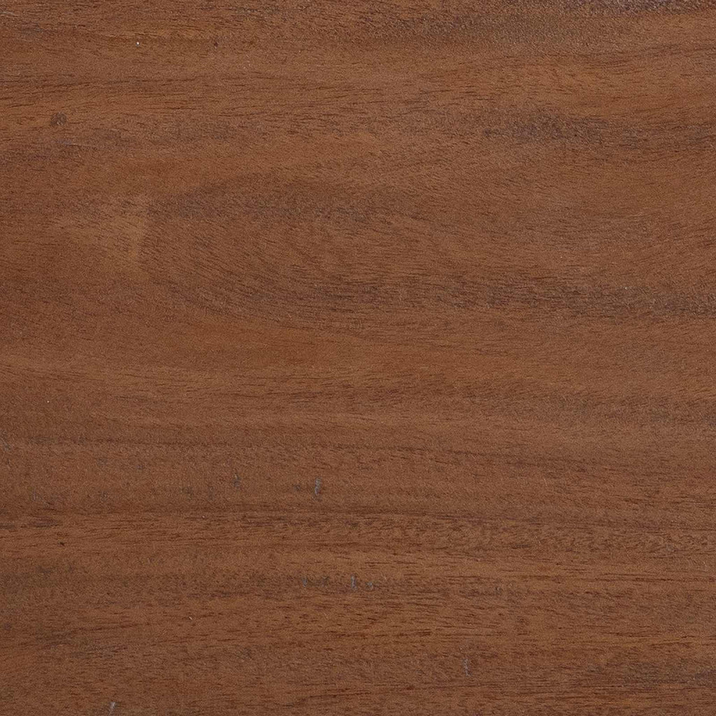 Taburete de Planta 3 pcs Marrón Madera de Caoba