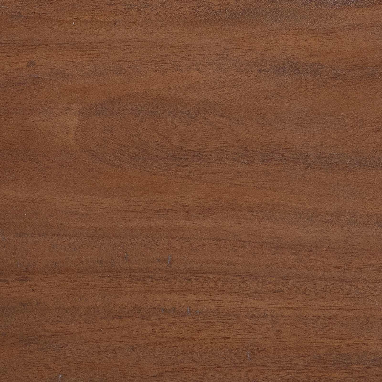 Taburete de Planta 3 pcs Marrón Madera de Caoba