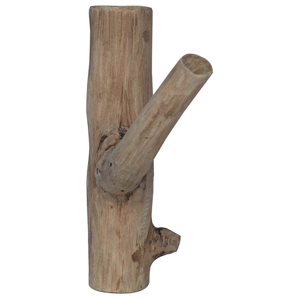 Gancho Marrón 4 x 4 x 14 cm Madera sólida recuperada