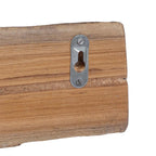 Perchero Marrón 50 x 8 x 12 cm Madera sólida recuperada