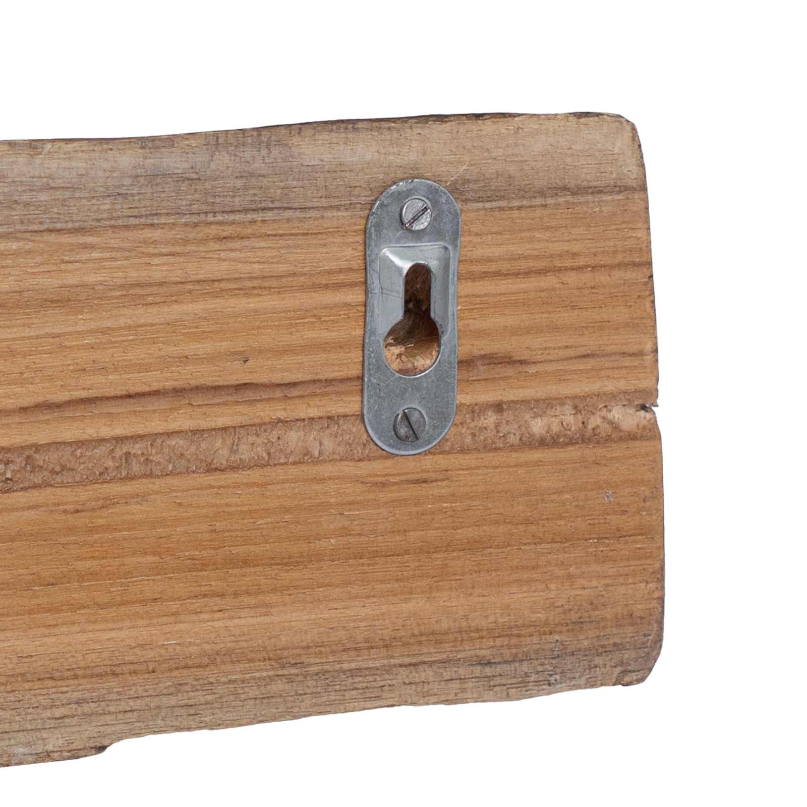 Perchero Marrón 50 x 8 x 12 cm Madera sólida recuperada