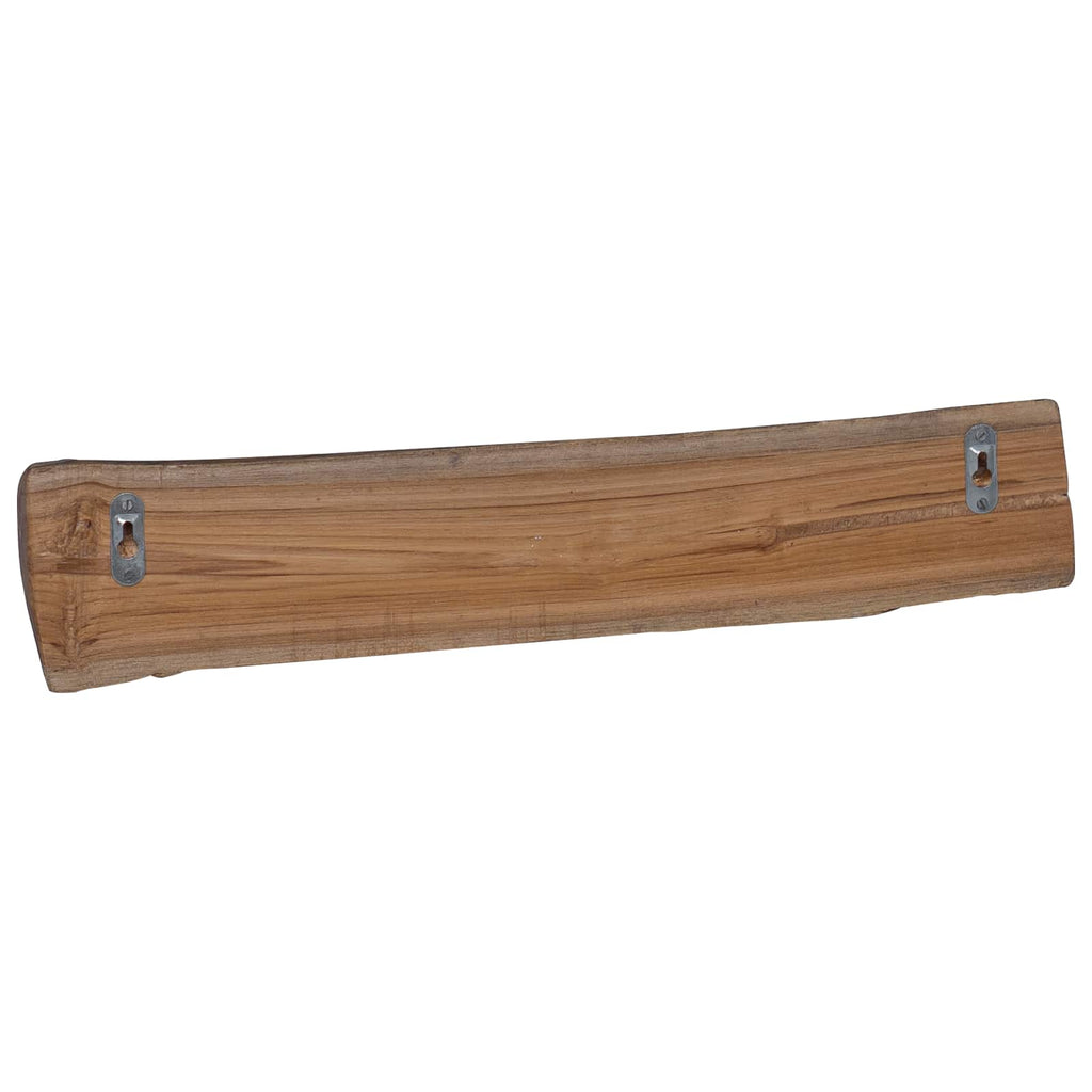 Perchero Marrón 50 x 8 x 12 cm Madera sólida recuperada
