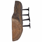 Perchero Marrón 50 x 8 x 12 cm Madera sólida recuperada