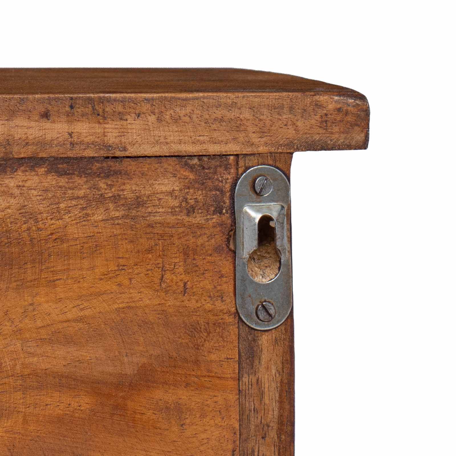 Percha Marrón 70 x 11 x 27 cm Madera de Caoba Sólida