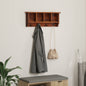 Percha Marrón 70 x 11 x 27 cm Madera de Caoba Sólida