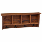 Percha Marrón 70 x 11 x 27 cm Madera de Caoba Sólida
