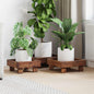 Plant Stand 3 pcs Mahogany Wood