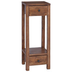 Soporte de plantas Marrón 30 x 30 x 80 cm Madera de Caoba