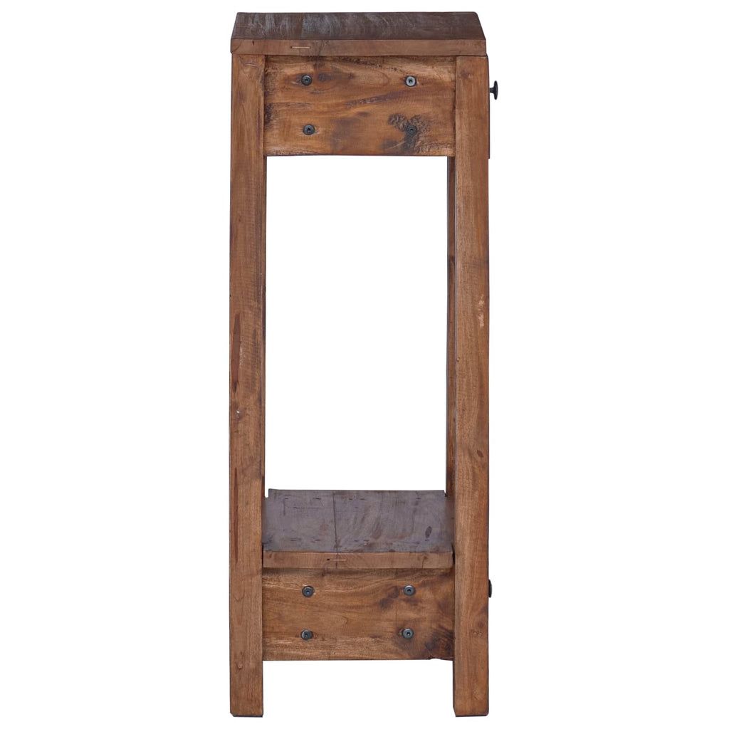 Soporte de plantas Marrón 30 x 30 x 80 cm Madera de Caoba