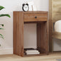 Mesita de Noche Marrón 63 x 30 x 79 cm Madera de Caoba Sólida