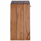 Mesita de Noche Marrón 63 x 30 x 79 cm Madera de Caoba Sólida