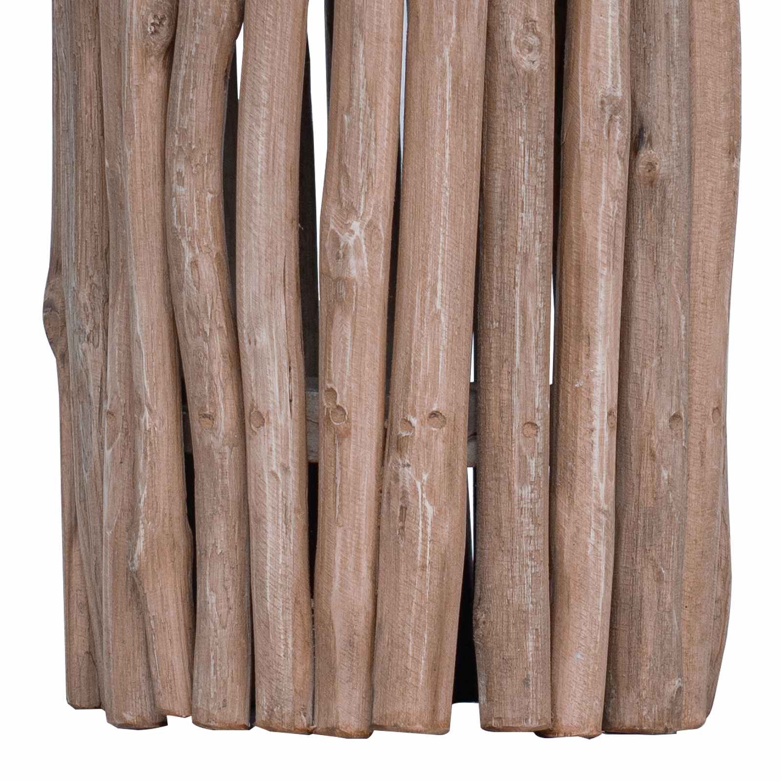 Taburete Natural 30 x 30 x 45 cm Madera de teca maciza