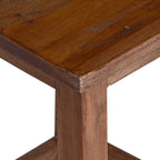 Taburete Natural 30 x 30 x 47 cm Madera de Caoba