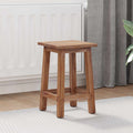 Taburete Natural 30 x 30 x 47 cm Madera de Caoba