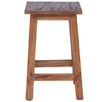 Taburete Natural 30 x 30 x 47 cm Madera de Caoba