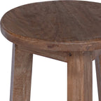 Taburete Natural 28 x 28 x 50 cm Madera de Caoba