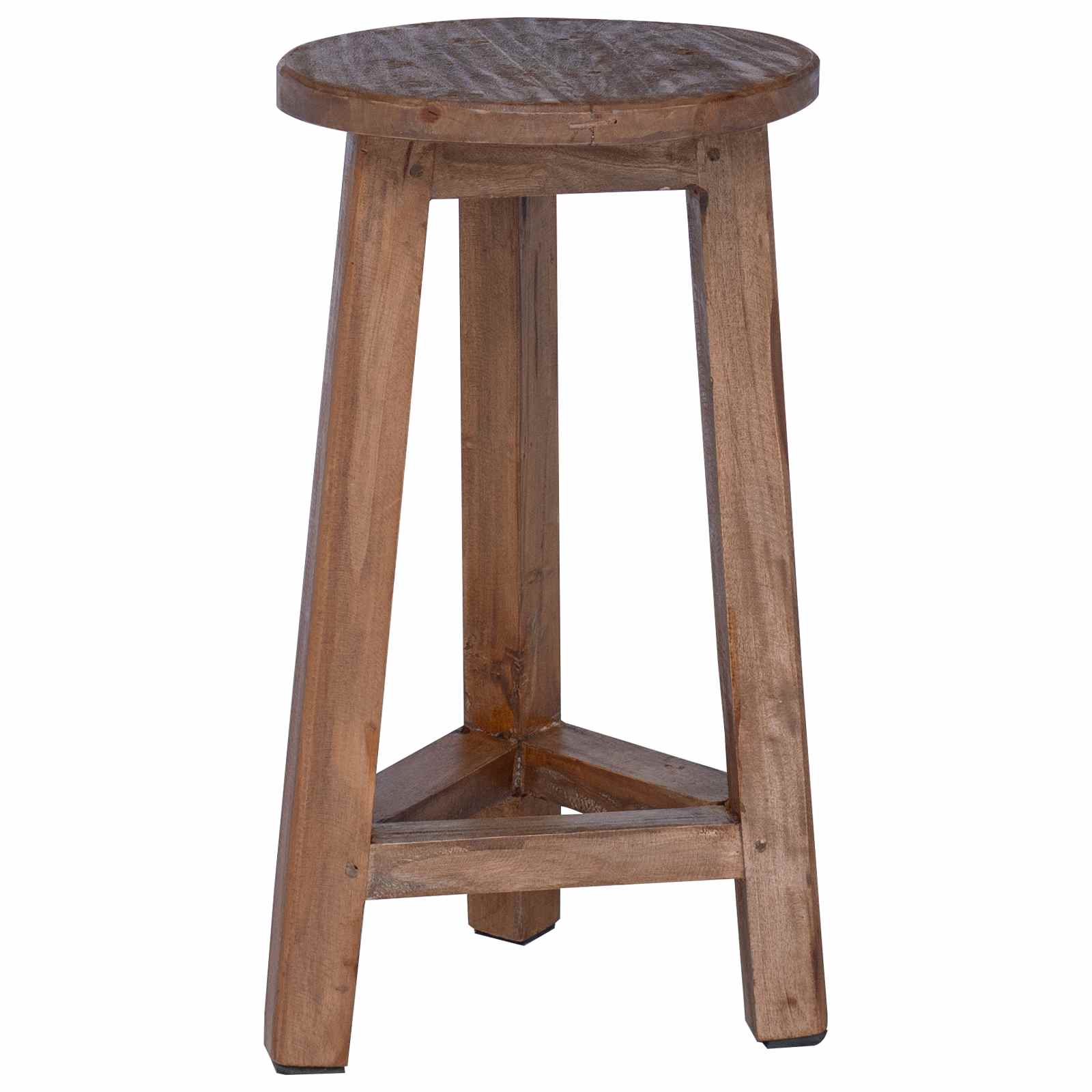 Taburete Natural 28 x 28 x 50 cm Madera de Caoba