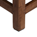 Taburete Natural 26 x 26 x 26 cm Madera de Caoba