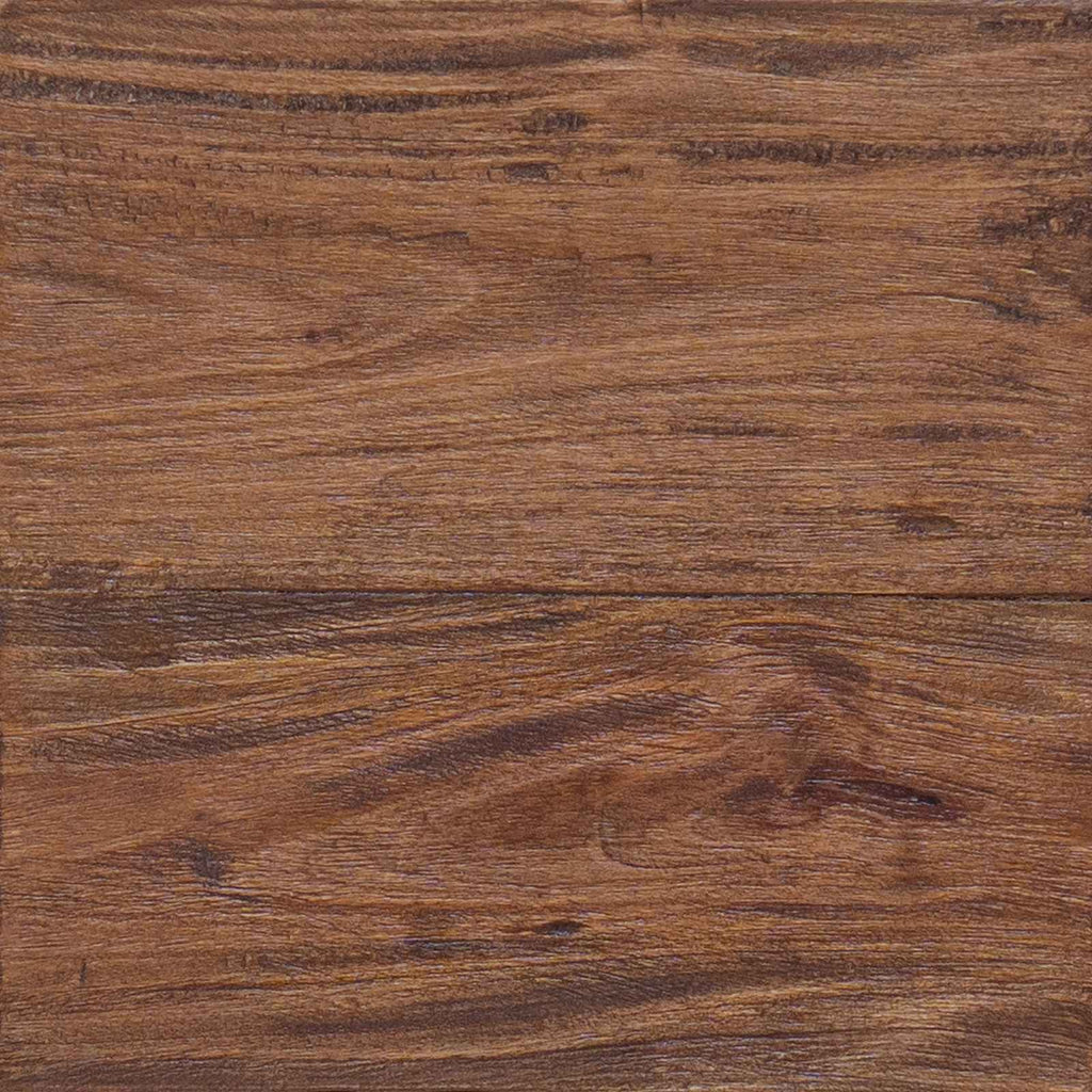 Taburete Natural 26 x 26 x 26 cm Madera de Caoba