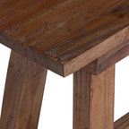 Banco Natural 50,5 x 25 x 47,5 cm Madera maciza de Caoba