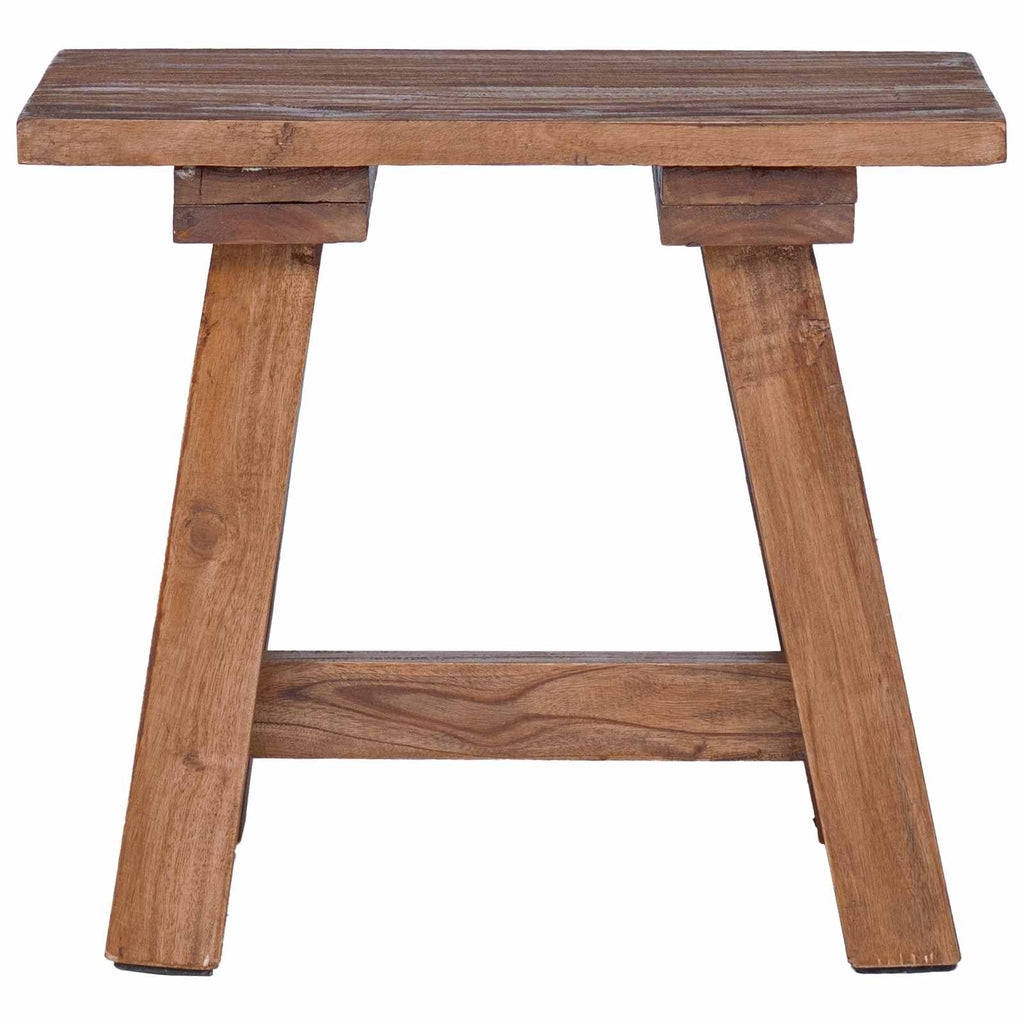 Banco Natural 50,5 x 25 x 47,5 cm Madera maciza de Caoba