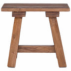 Banco Natural 50,5 x 25 x 47,5 cm Madera maciza de Caoba