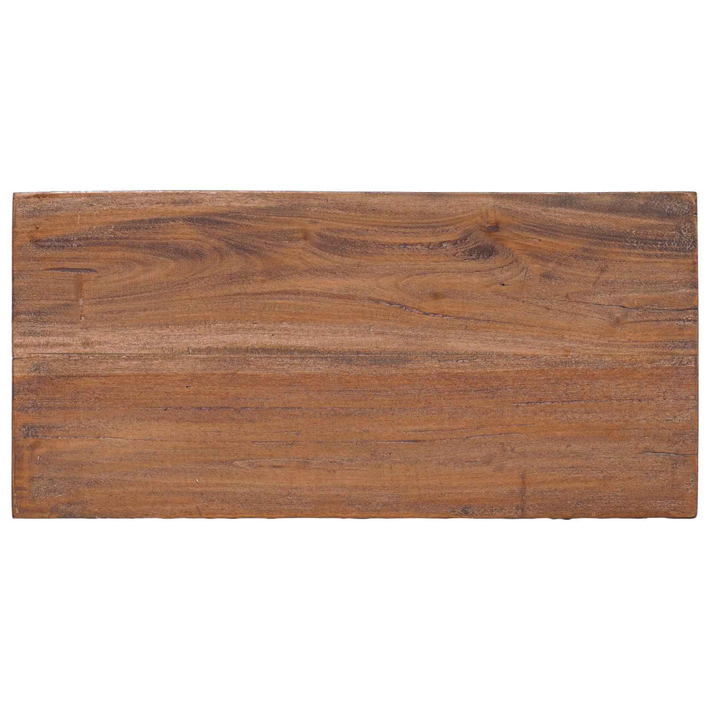 Banco Natural 50,5 x 25 x 47,5 cm Madera maciza de Caoba