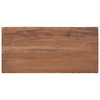 Banco Natural 50,5 x 25 x 47,5 cm Madera maciza de Caoba