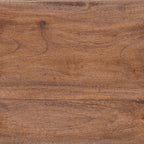 Taburete Natural 40 x 25 x 31 cm Madera de Caoba