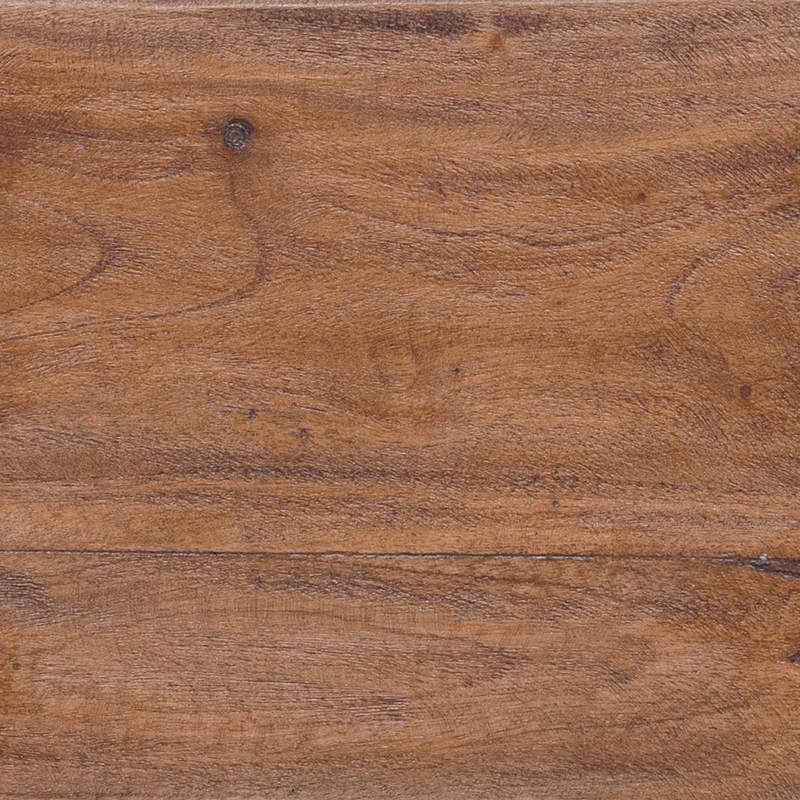 Taburete Natural 40 x 25 x 31 cm Madera de Caoba